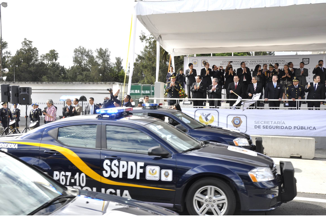 Entrega el Jefe de Gobierno 306 nuevas y equipadas patrullas policiacas para blindar más a la Ciudad de México. A la baja el índice delictivo en 16.6 por ciento