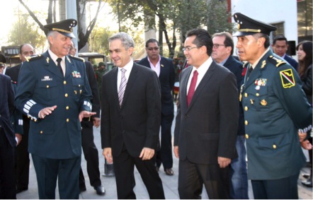 Reconoce el Jefe de Gobierno, al Ejército Mexicano, con la entrega de un Parque en su honor, los 100 años de su creación y la labor social por la tragedia de los huracanes