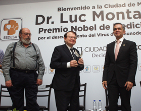 Ante el descubridor del VIH, el Jefe de Gobierno anuncia la construcción de la segunda Clínica de detección y tratamiento del SIDA