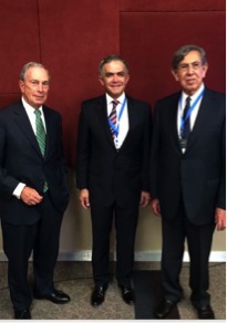 Acuerda el Jefe de Gobierno con la Organización Bloomberg un programa de trabajo