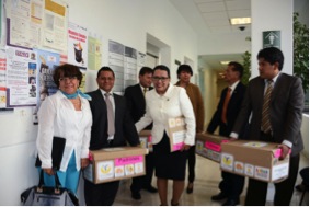 En acto de responsabilidad y transparencia Sedeso entrega lista de Padrones de Beneficiarios a la ALDF