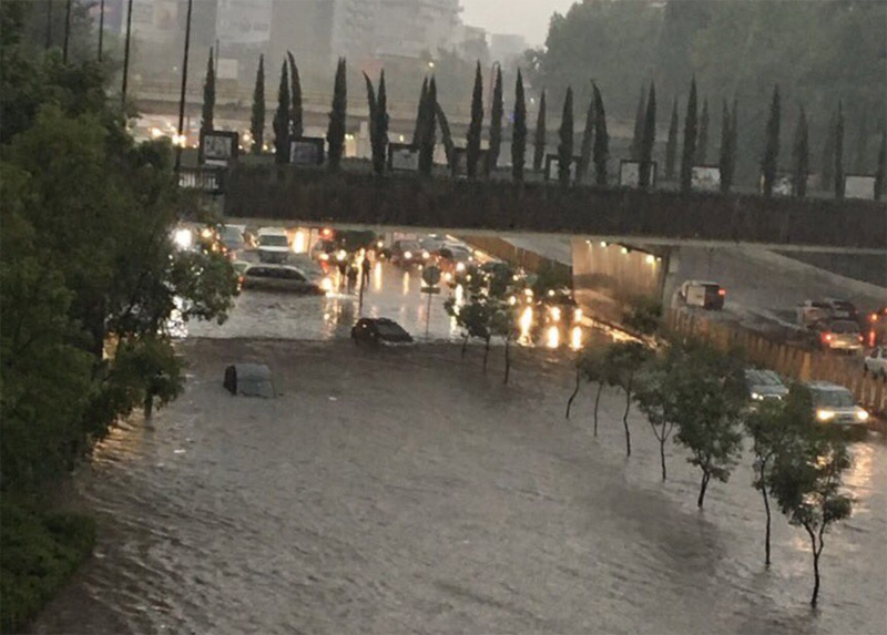 México en una laguna