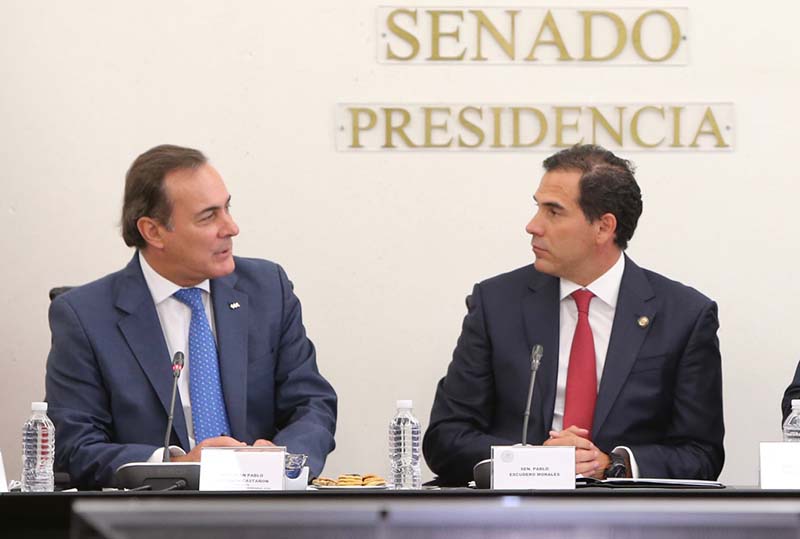 Senado acompañará al Gobierno de la República y trabajará con el sector empresarial en la renegociación del TLCAN: Pablo Escudero
