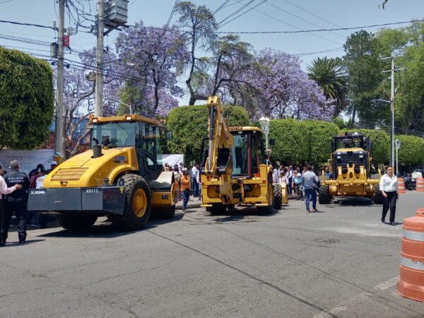 Texcoco ya cuenta con maquinaría para atender demandas vecinales y reforzar las obras urbanas