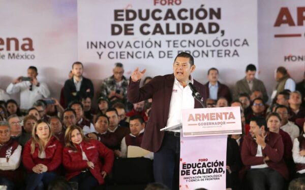 Alejandro Armenta promete una industria sustentable en Puebla si gana la gubernatura